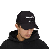 Wealth is Art Classic Dad Cap - Stylish Beige Hat for Creative Minds